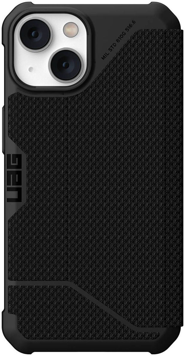 Urban Armor Gear Metropolis Series Apple iPhone 14 Hoesje Kevlar Zwart afbeelding 2