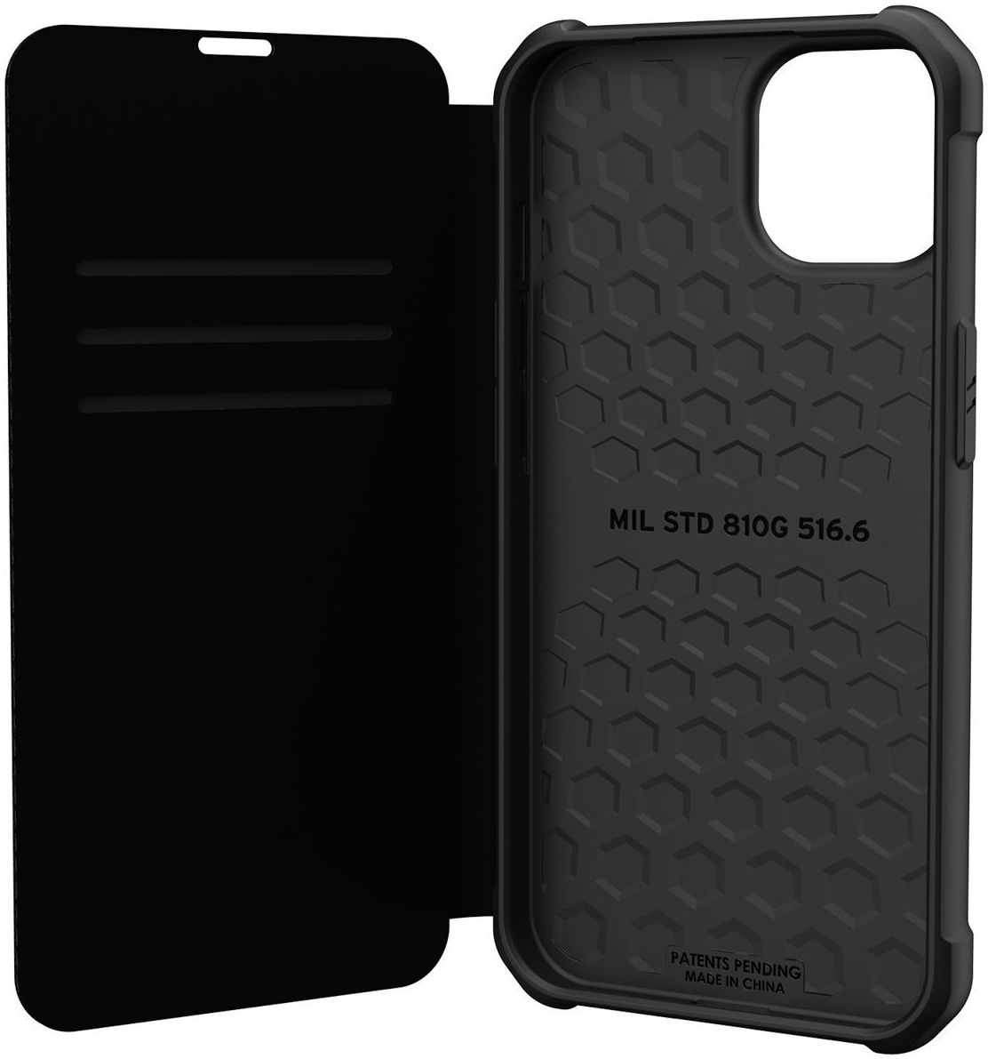 Urban Armor Gear Metropolis Series Apple iPhone 14 Hoesje Kevlar Zwart afbeelding 3
