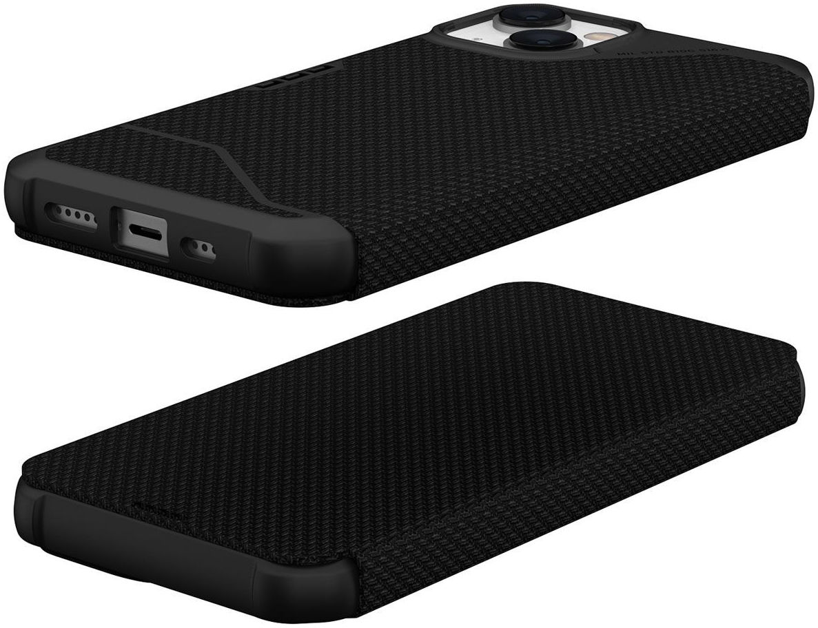 Urban Armor Gear Metropolis Series Apple iPhone 14 Hoesje Kevlar Zwart afbeelding 4