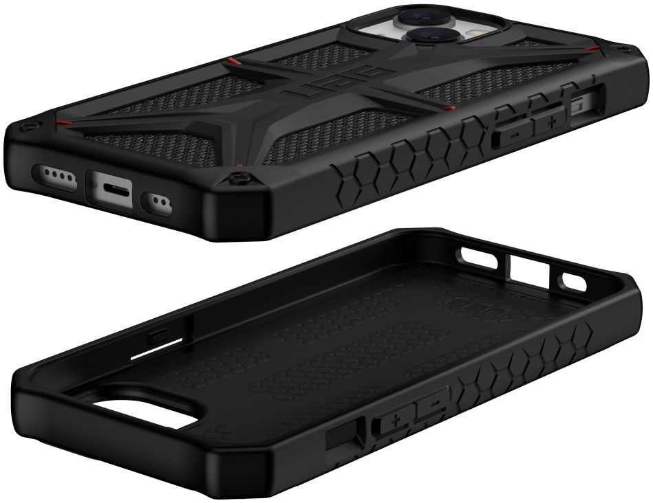 Urban Armor Gear Monarch Apple iPhone 14 Hoesje Kevlar Zwart afbeelding 5