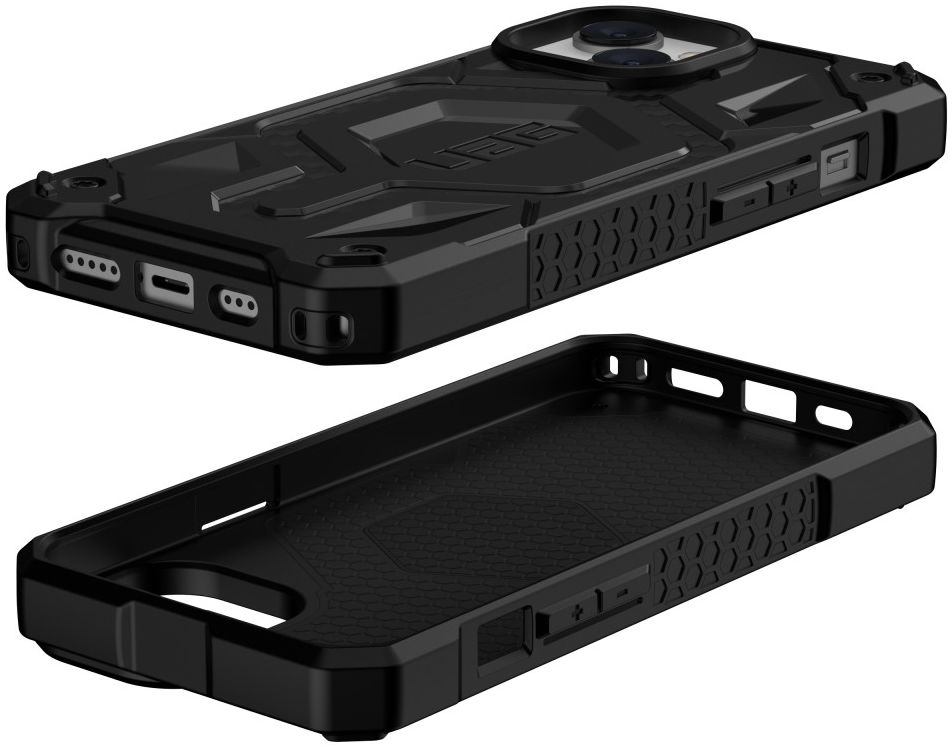 Urban Armor Gear Monarch Pro iPhone 14 Hoesje MagSafe Carbon Fiber afbeelding 5