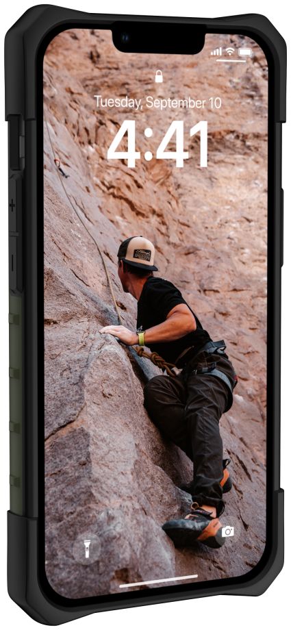 Urban Armor Gear Pathfinder Apple iPhone 14 Hoesje Back Cover Olive afbeelding 6