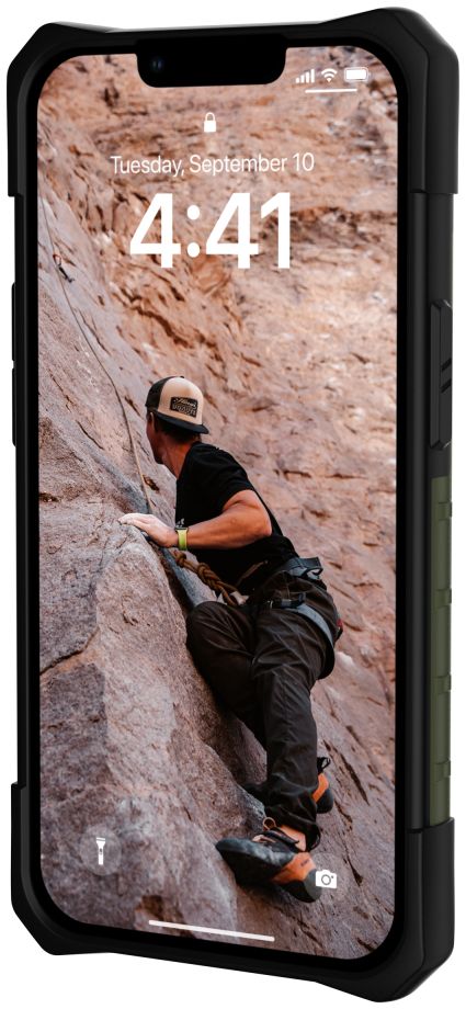 Urban Armor Gear Pathfinder Apple iPhone 14 Hoesje Back Cover Olive afbeelding 7