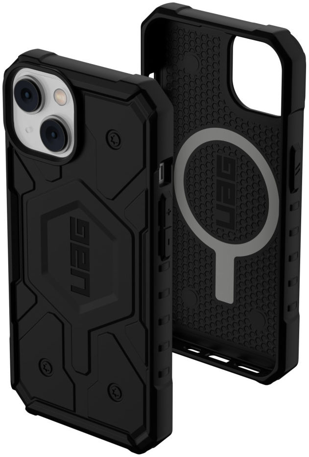 Urban Armor Gear Pathfinder MagSafe iPhone 14 Hoesje Zwart afbeelding 5