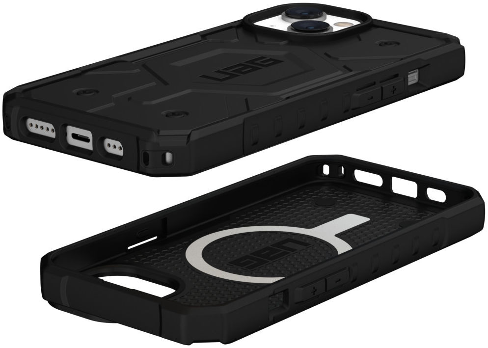 Urban Armor Gear Pathfinder MagSafe iPhone 14 Hoesje Zwart afbeelding 6