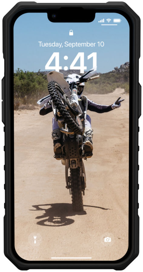 Urban Armor Gear Pathfinder MagSafe iPhone 14 Hoesje Zwart afbeelding 9