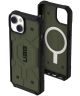 Urban Armor Gear Pathfinder MagSafe iPhone 14 Hoesje Olive