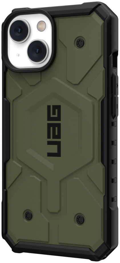 Urban Armor Gear Pathfinder MagSafe iPhone 14 Hoesje Olive afbeelding 3
