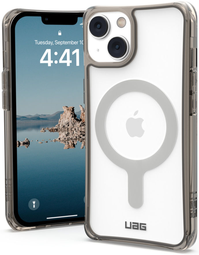 Urban Armor Gear Plyo MagSafe Apple iPhone 14 Hoesje Back Cover Ash afbeelding 1