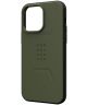 Urban Armor Gear Civilian iPhone 14 Pro Max Hoesje MagSafe Olive