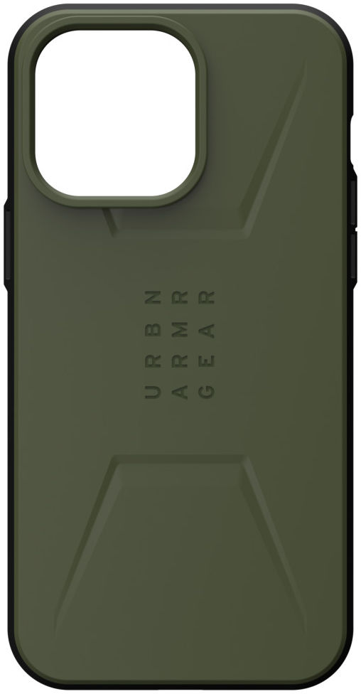 Urban Armor Gear Civilian iPhone 14 Pro Max Hoesje MagSafe Olive afbeelding 10