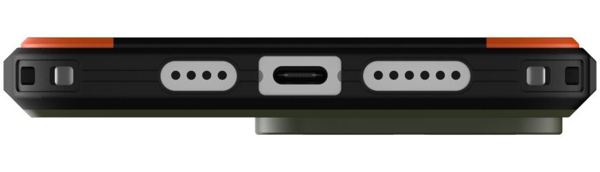 Urban Armor Gear Civilian iPhone 14 Pro Max Hoesje MagSafe Olive afbeelding 17