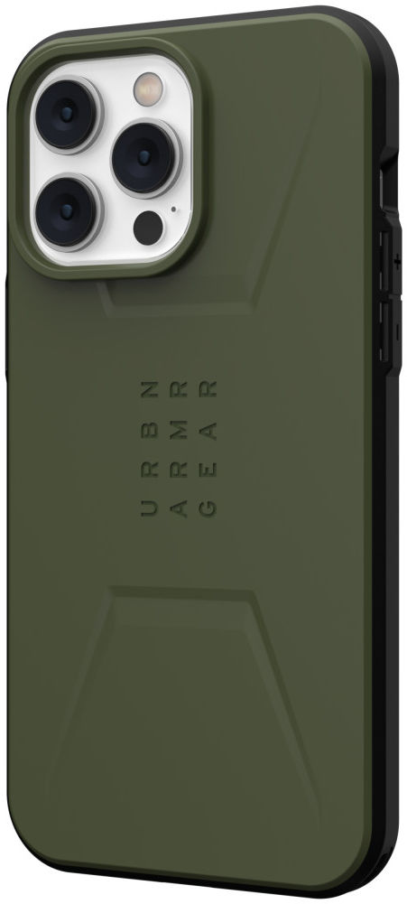 Urban Armor Gear Civilian iPhone 14 Pro Max Hoesje MagSafe Olive afbeelding 5