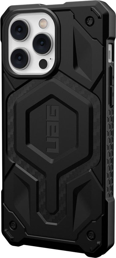 UAG Monarch Pro Apple iPhone 14 Pro Max Hoesje MagSafe Carbon Fiber afbeelding 6