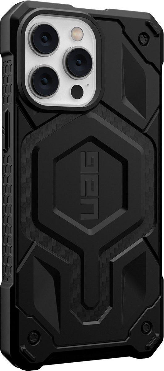 UAG Monarch Pro Apple iPhone 14 Pro Max Hoesje MagSafe Carbon Fiber afbeelding 7