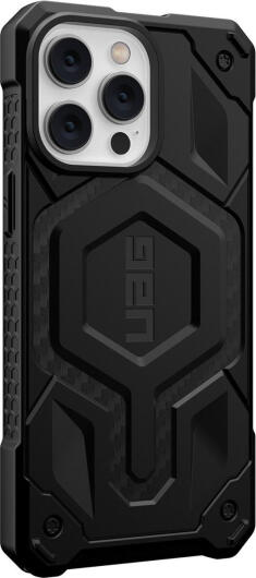 UAG Monarch Pro Apple iPhone 14 Pro Max Hoesje MagSafe Carbon Fiber afbeelding 7