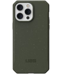 Urban Armor Gear Outback Bio Apple iPhone 14 Pro Max Hoesje Olive