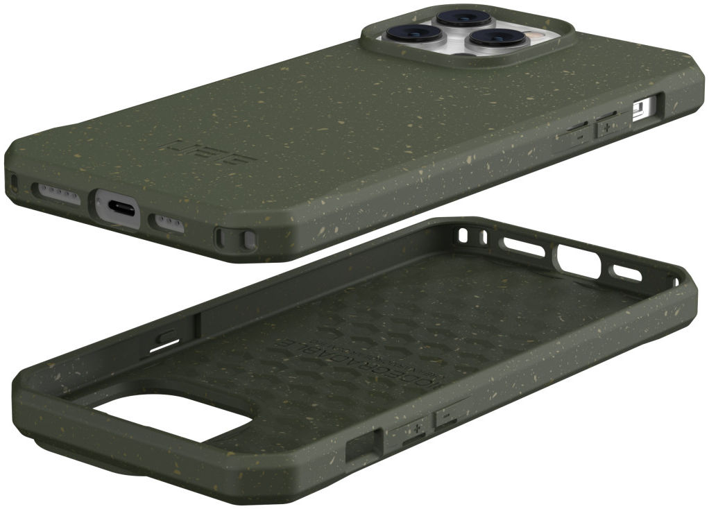 Urban Armor Gear Outback Bio Apple iPhone 14 Pro Max Hoesje Olive afbeelding 3