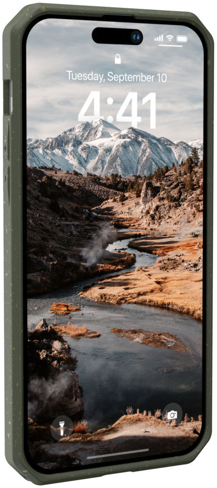 Urban Armor Gear Outback Bio Apple iPhone 14 Pro Max Hoesje Olive afbeelding 8