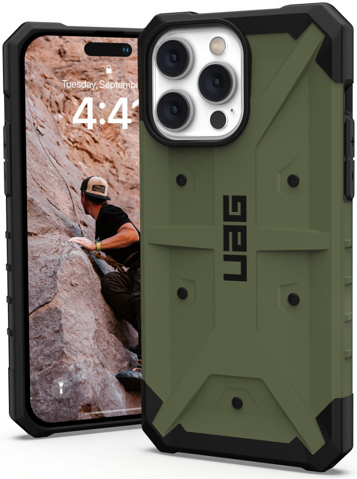 Urban Armor Gear Pathfinder Apple iPhone 14 Pro Max Hoesje Olive afbeelding 2