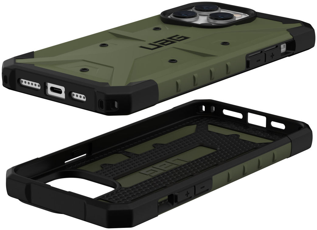 Urban Armor Gear Pathfinder Apple iPhone 14 Pro Max Hoesje Olive afbeelding 3