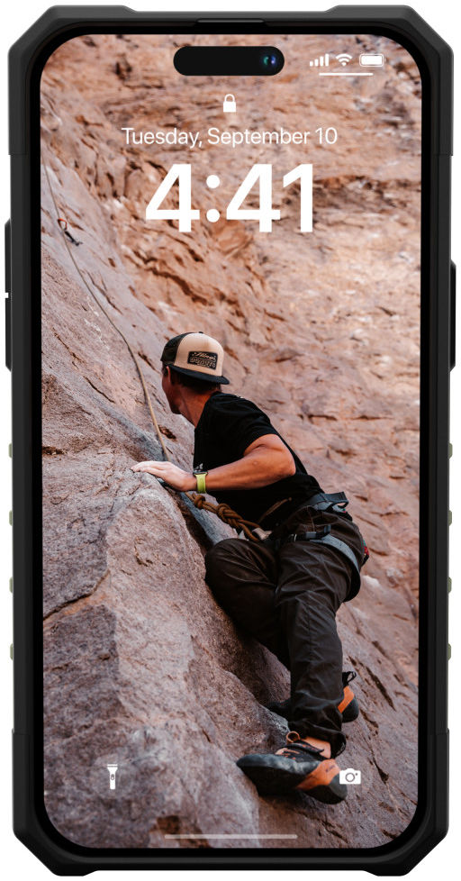 Urban Armor Gear Pathfinder Apple iPhone 14 Pro Max Hoesje Olive afbeelding 6
