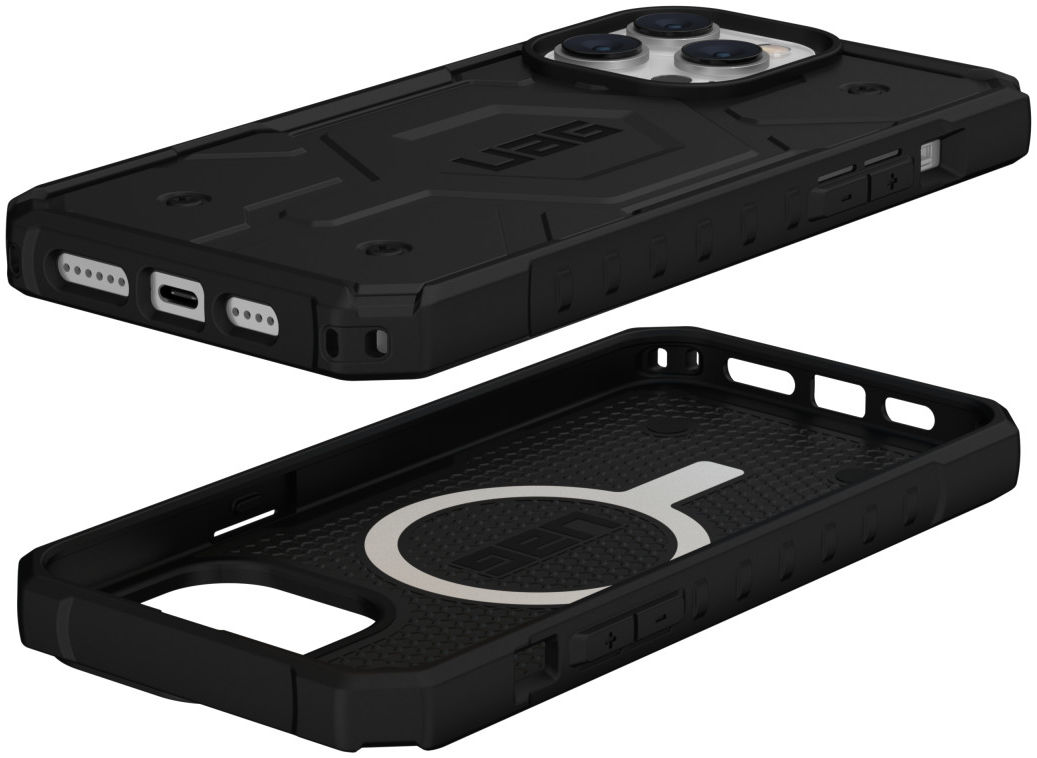 Urban Armor Gear Pathfinder iPhone 14 Pro Max Hoesje met MagSafe Zwart afbeelding 4