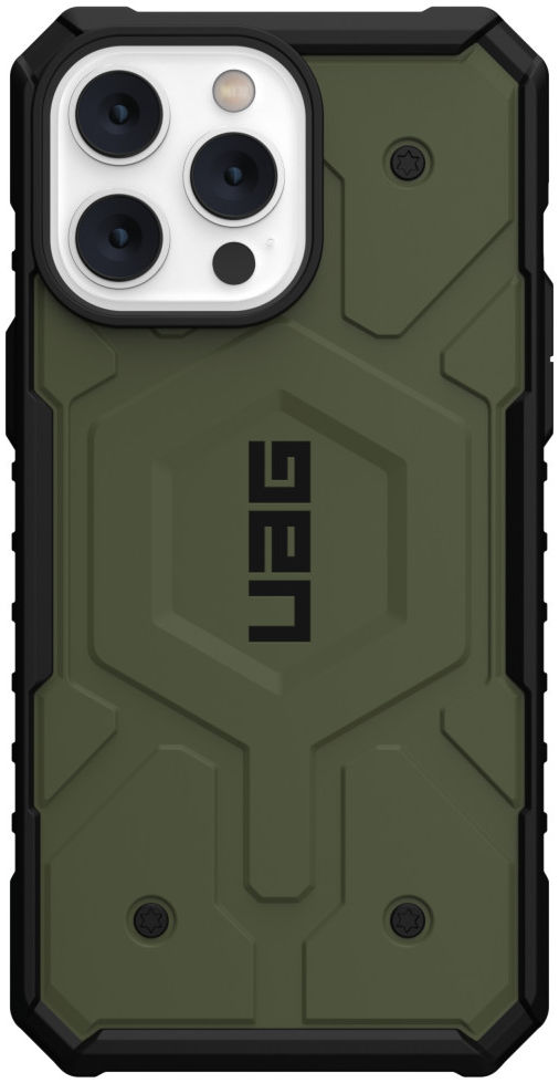 Urban Armor Gear Pathfinder iPhone 14 Pro Max Hoesje met MagSafe Olive afbeelding 1