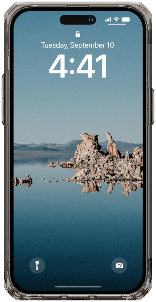 Urban Armor Gear Plyo Apple iPhone 14 Pro Max Hoesje met MagSafe Ash afbeelding 7