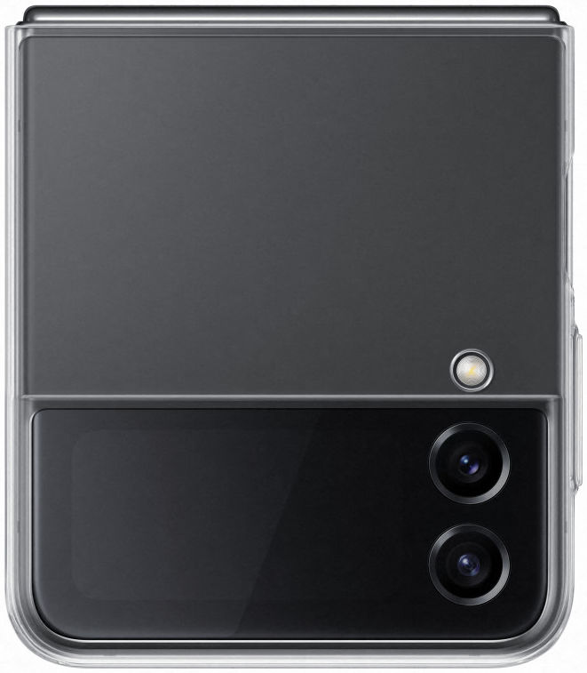 Origineel Samsung Galaxy Z Flip 4 Hoesje Clear Slim Cover Transparant afbeelding 5
