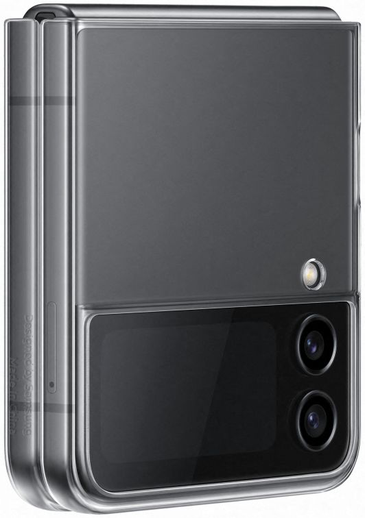 Origineel Samsung Galaxy Z Flip 4 Hoesje Clear Slim Cover Transparant afbeelding 6