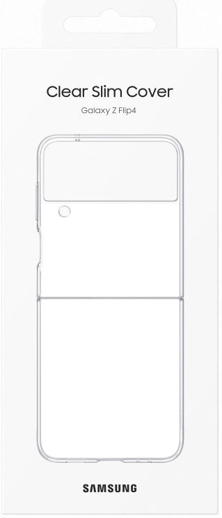 Origineel Samsung Galaxy Z Flip 4 Hoesje Clear Slim Cover Transparant afbeelding 7