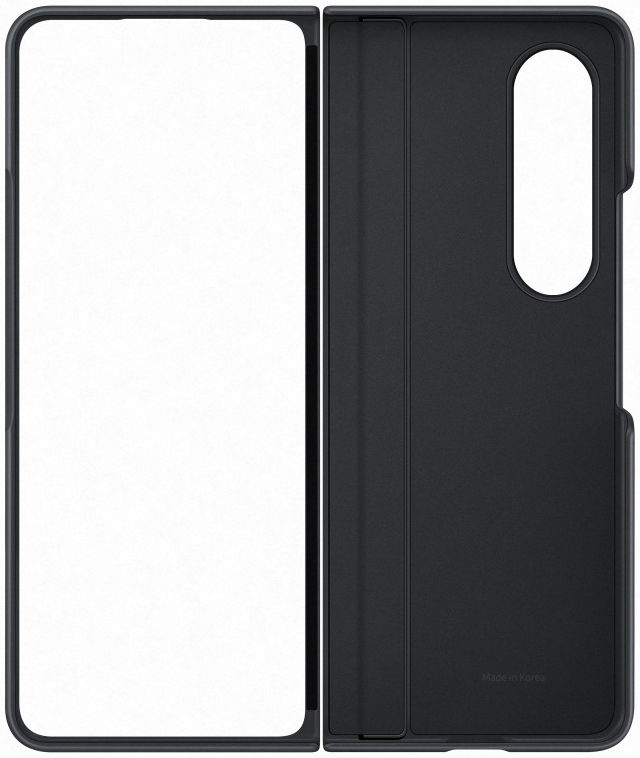 Origineel Samsung Galaxy Z Fold 4 Hoesje Slim Standing Cover Zwart afbeelding 5