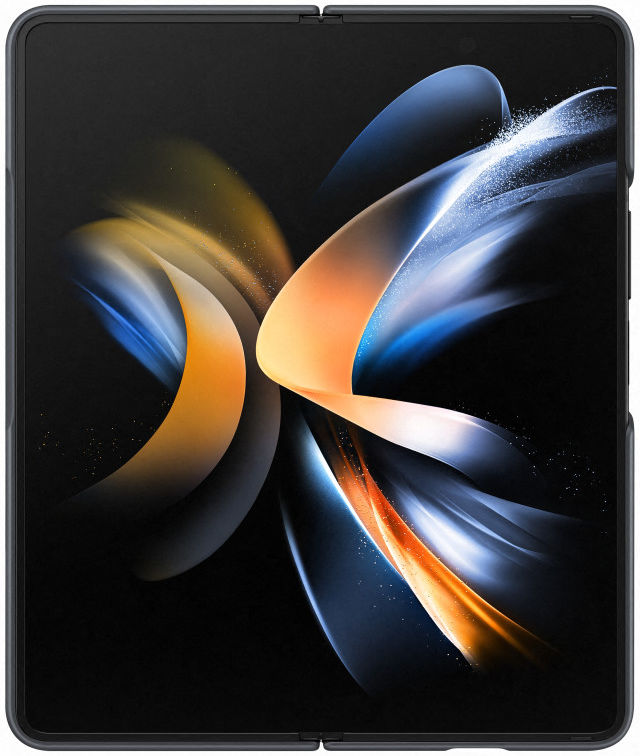 Origineel Samsung Galaxy Z Fold 4 Hoesje Slim Standing Cover Zwart afbeelding 3