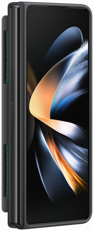 Origineel Samsung Galaxy Z Fold 4 Hoesje Silicone Grip Cover Zwart afbeelding 6