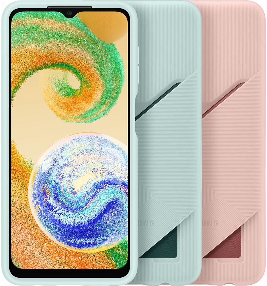 Origineel Samsung Galaxy A04s Hoesje Card Slot Cover Groen afbeelding 6