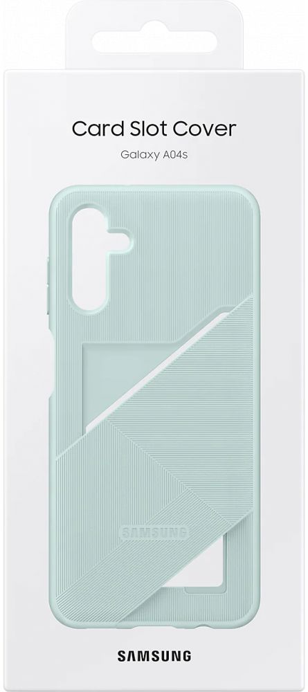 Origineel Samsung Galaxy A04s Hoesje Card Slot Cover Groen afbeelding 7
