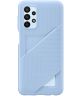 Origineel Samsung Galaxy A23 Hoesje Card Slot Cover Blauw