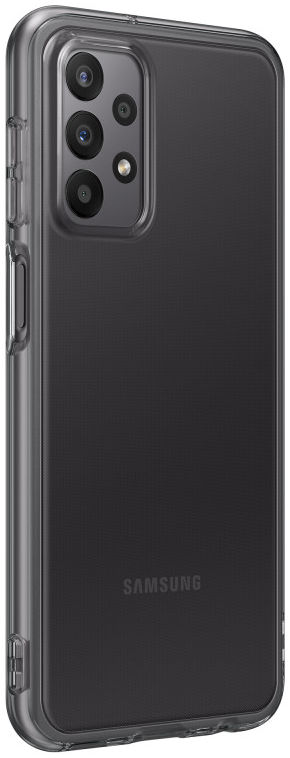 Origineel Samsung Galaxy A23 Hoesje Soft Clear Cover Zwart afbeelding 2