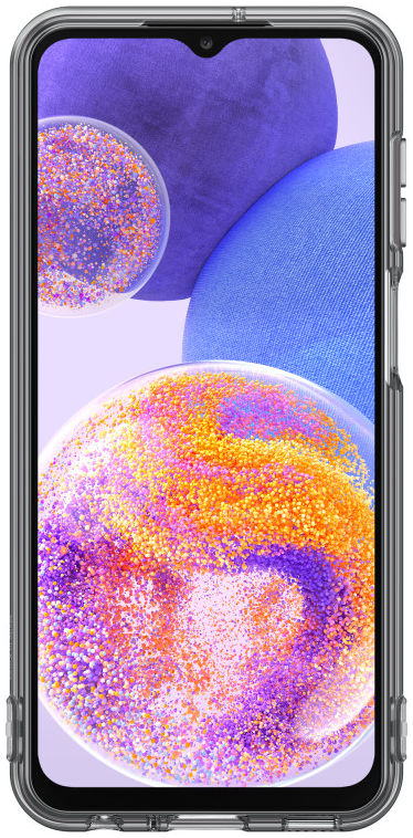 Origineel Samsung Galaxy A23 Hoesje Soft Clear Cover Zwart afbeelding 3