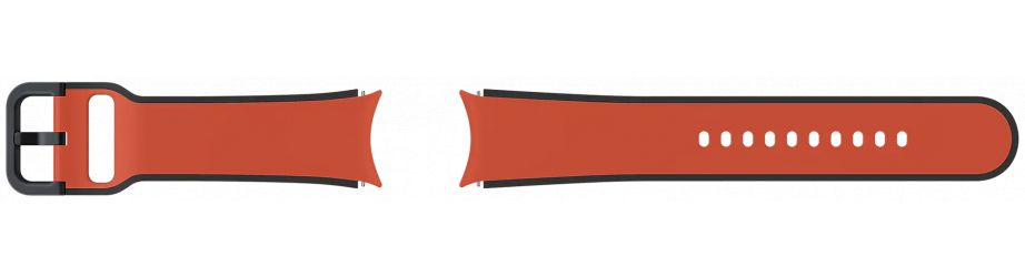 Origineel Samsung Galaxy Watch 5 / 4 Two-tone Sport Bandje - Rood - Maat M/L afbeelding 2