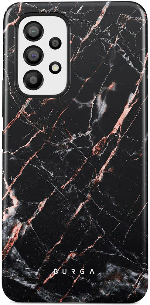 Burga Tough Case Samsung Galaxy A53 Hoesje Rose Gold Marble afbeelding 1