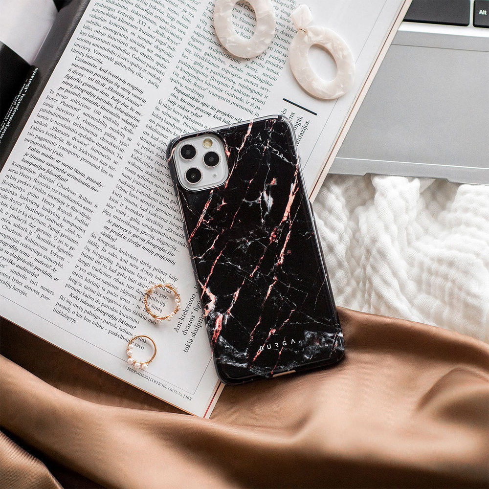 Burga Tough Case Samsung Galaxy A53 Hoesje Rose Gold Marble afbeelding 6