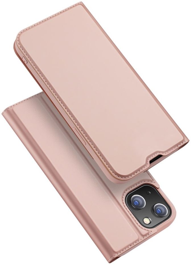 Dux Ducis Skin Pro Series Apple iPhone 14 Hoesje Portemonnee Roze afbeelding 1