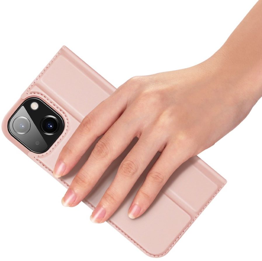 Dux Ducis Skin Pro Series Apple iPhone 14 Hoesje Portemonnee Roze afbeelding 12