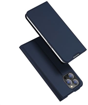 Dux Ducis Skin Pro Series Apple iPhone 14 Pro Hoesje Portemonnee Blauw Hoesjes