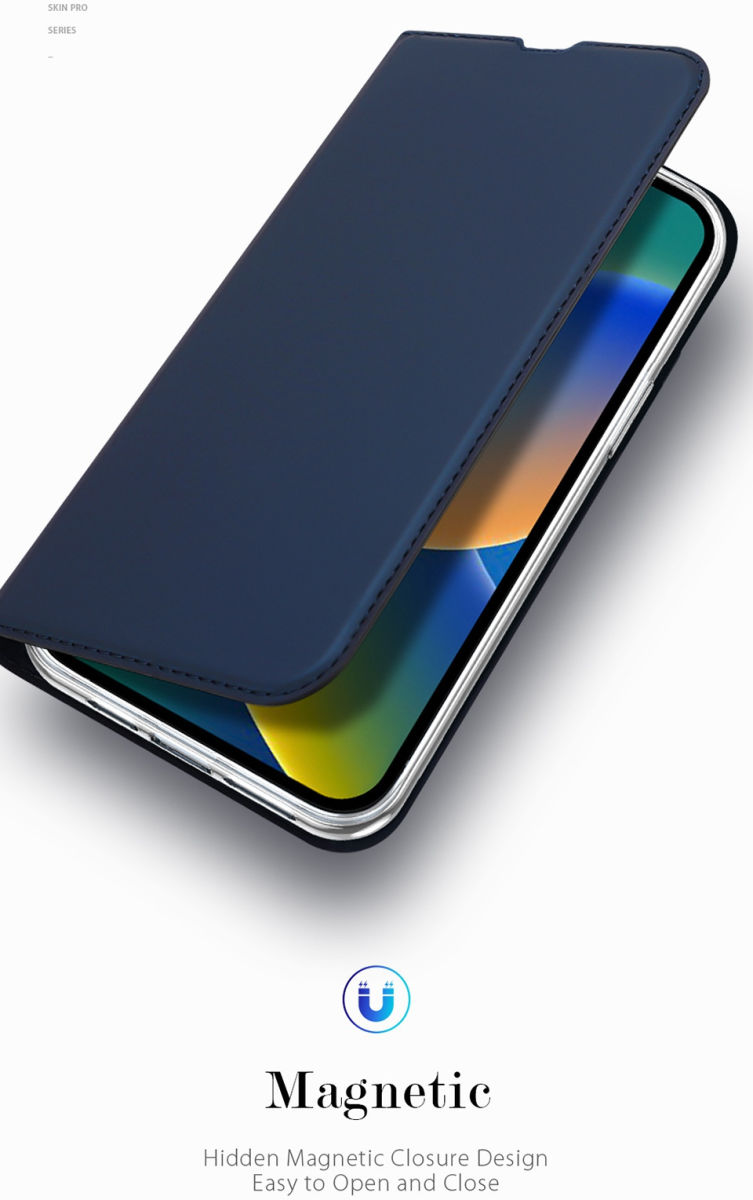 Dux Ducis Skin Pro Series Apple iPhone 14 Pro Hoesje Portemonnee Roze afbeelding 7