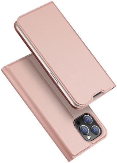 Dux Ducis Skin Pro Series Apple iPhone 14 Pro Hoesje Portemonnee Roze afbeelding 1