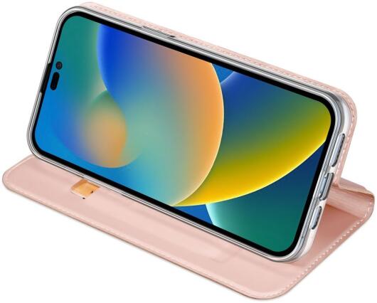 Dux Ducis Skin Pro Series Apple iPhone 14 Pro Hoesje Portemonnee Roze afbeelding 10