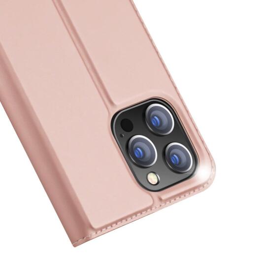 Dux Ducis Skin Pro Series Apple iPhone 14 Pro Hoesje Portemonnee Roze afbeelding 11